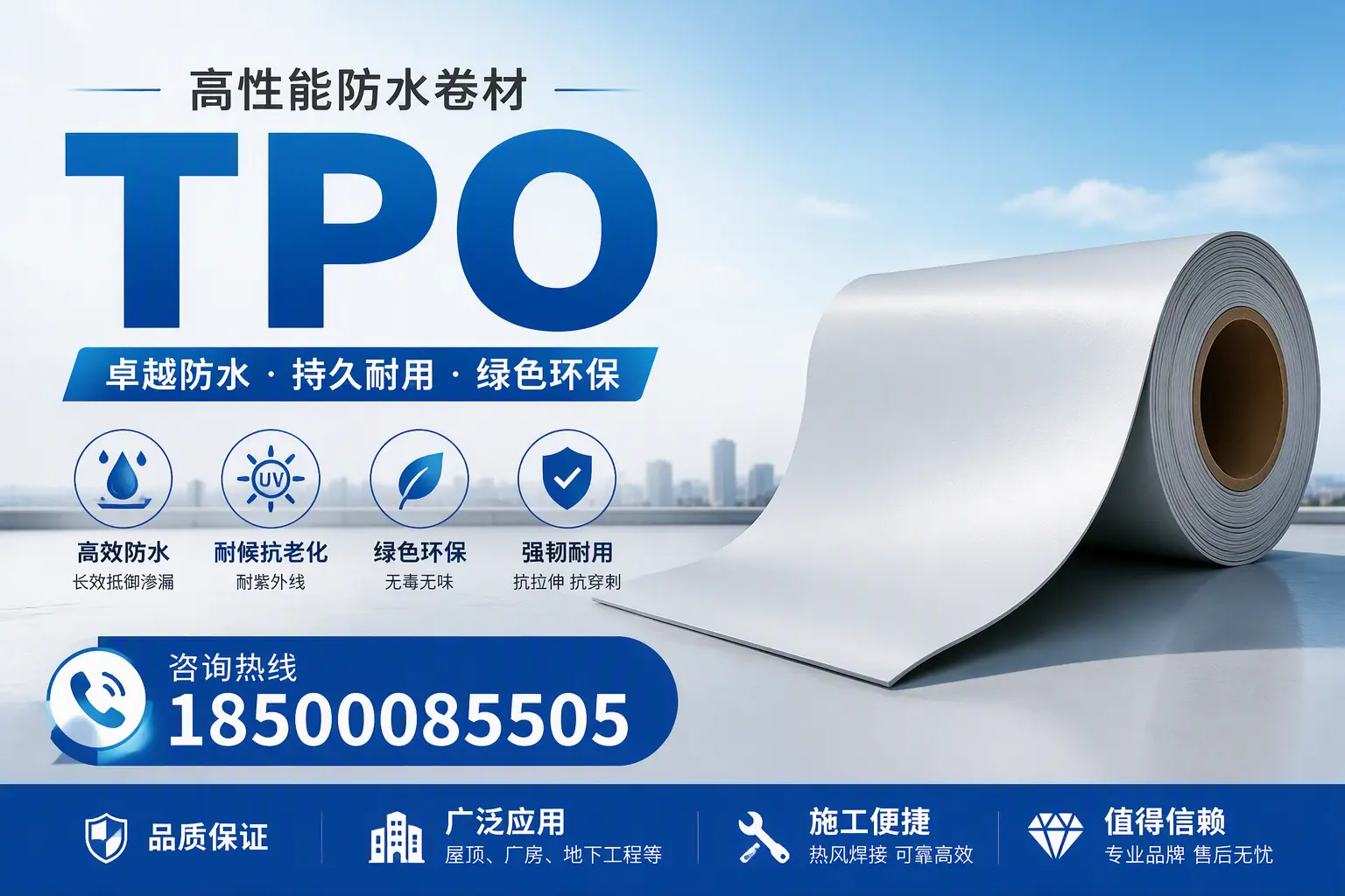TPO材料的环保特性及其在潍坊的应用